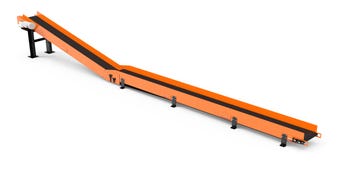 Belted Sawdust Conveyor